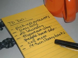 to do list