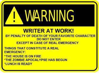 writer at work
